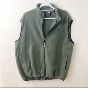 REI green soft vest